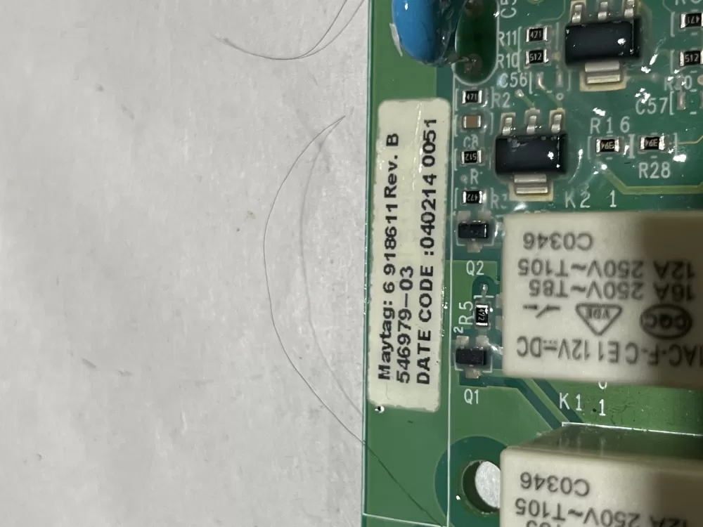 Whirlpool Maytag Amana Dishwasher Control Board 6 918611 Rev AZ159019 | Wm1087