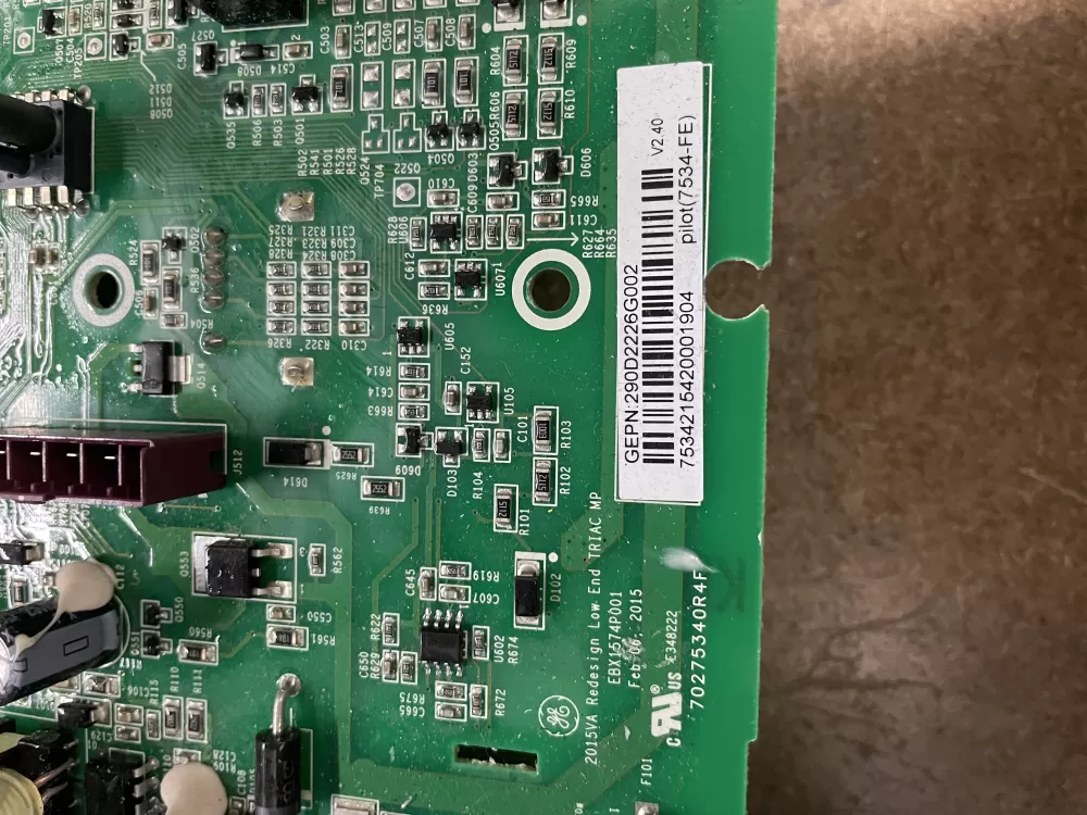 GE WH22X29556 WH18X25896 290D2226G002 Washer Control Board AZ9366 | KM1515