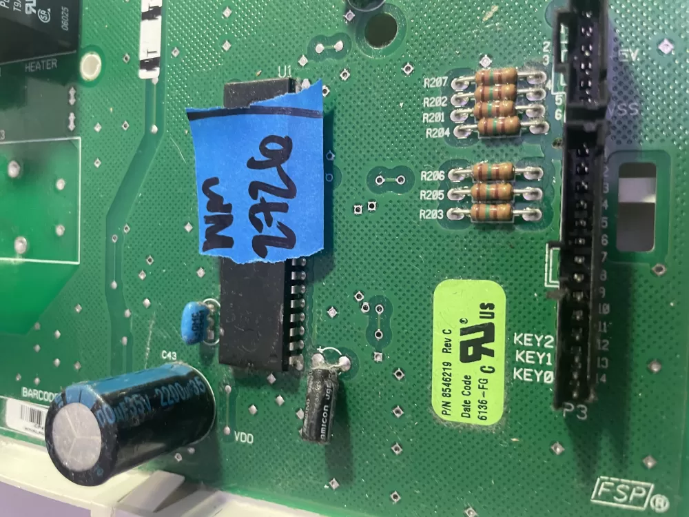 Whirlpool Kenmore WP8546219 3980062 A Dryer Control Board AZ197079 | Wm2726