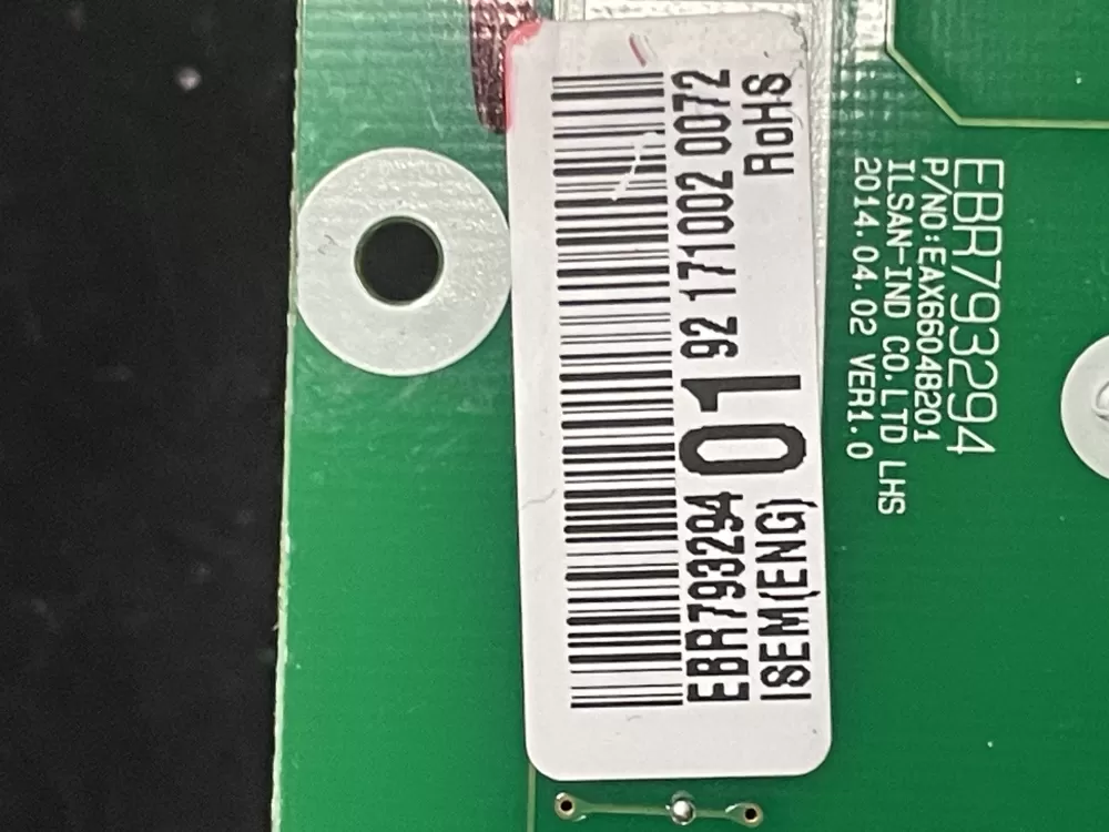 LG Kenmore EBR79329401 Refrigerator Control Board Dispenser AZ4793 | 1593WM