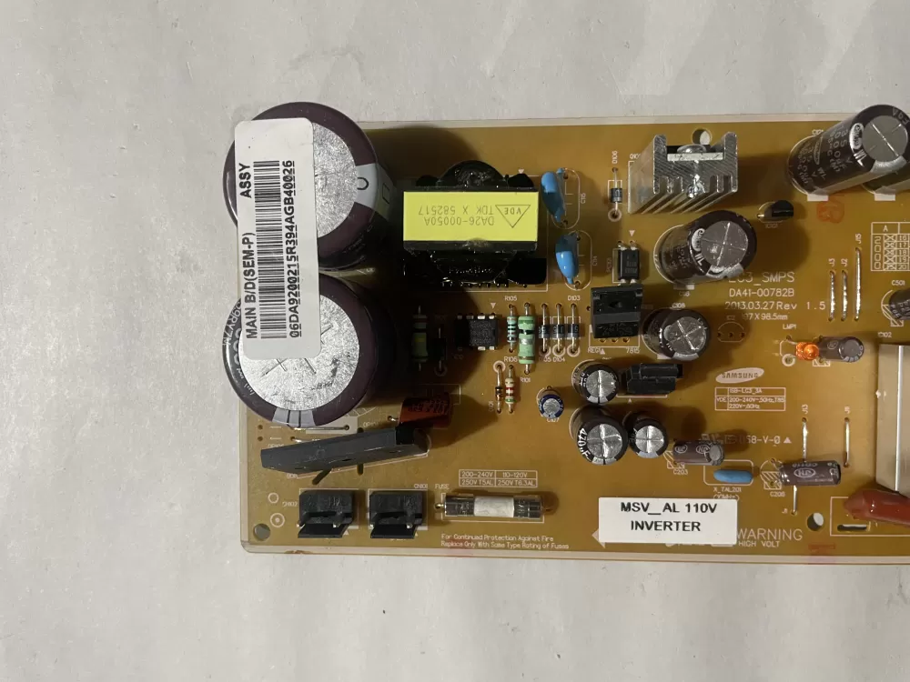 Samsung DA92-00215R Refrigerator Inverter Control Board AZ190951 | KM2334
