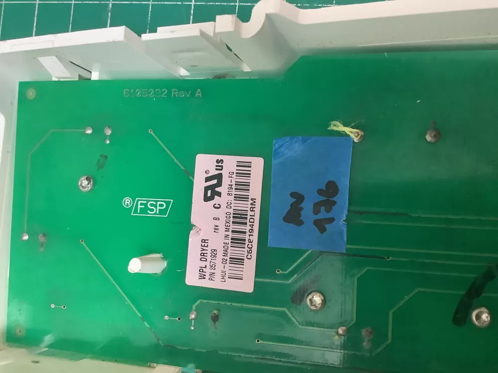 Whirlpool 8571929 8571954 8571955 Dryer Control Board AZ226071 | ARV176