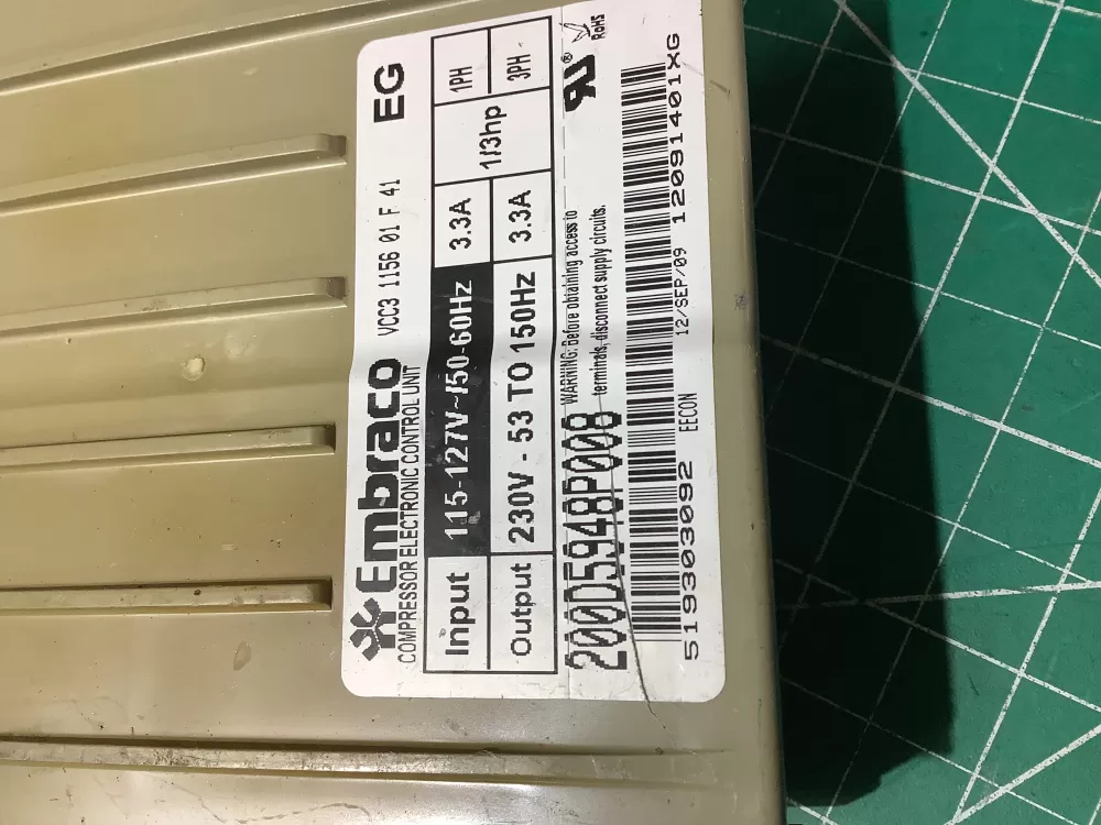 Refrgerator Inverter 200D5948P008 AZ194969 | AR408