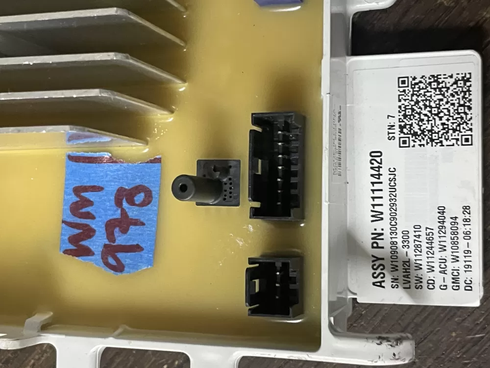 Whirlpool Maytag W11114420 W11266624 Washer Control Board AZ45242 | Wm973