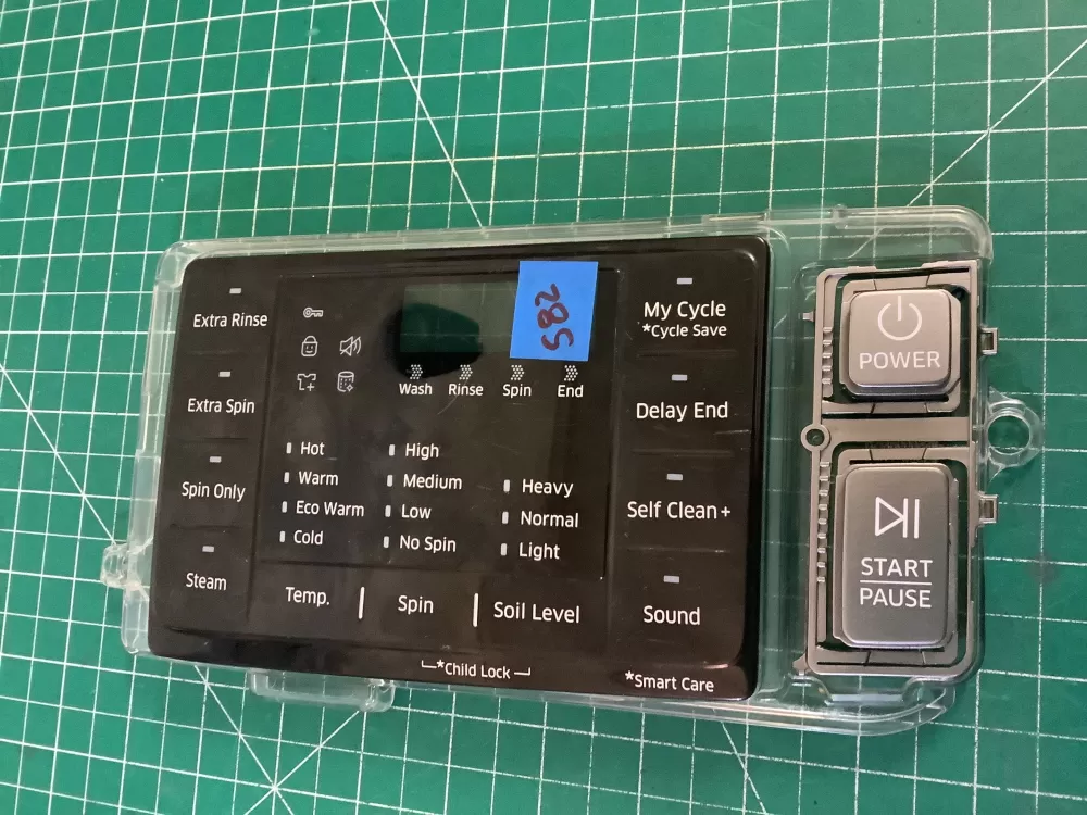 Samsung DC92-01607J DC94-06643A Dryer UI Control Board AZ195945 | NR582