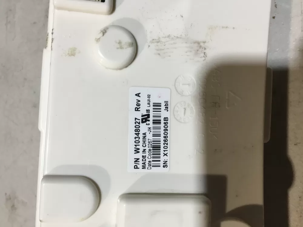 Whirlpool W10604637 Washer Control Board User Interface AZ49269 | NR1806