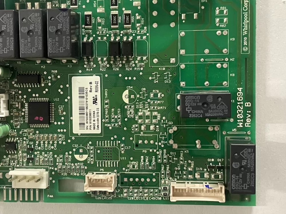Maytag KitchenAid W10336511 Refrigerator Control Board AZ120596 | KM1059