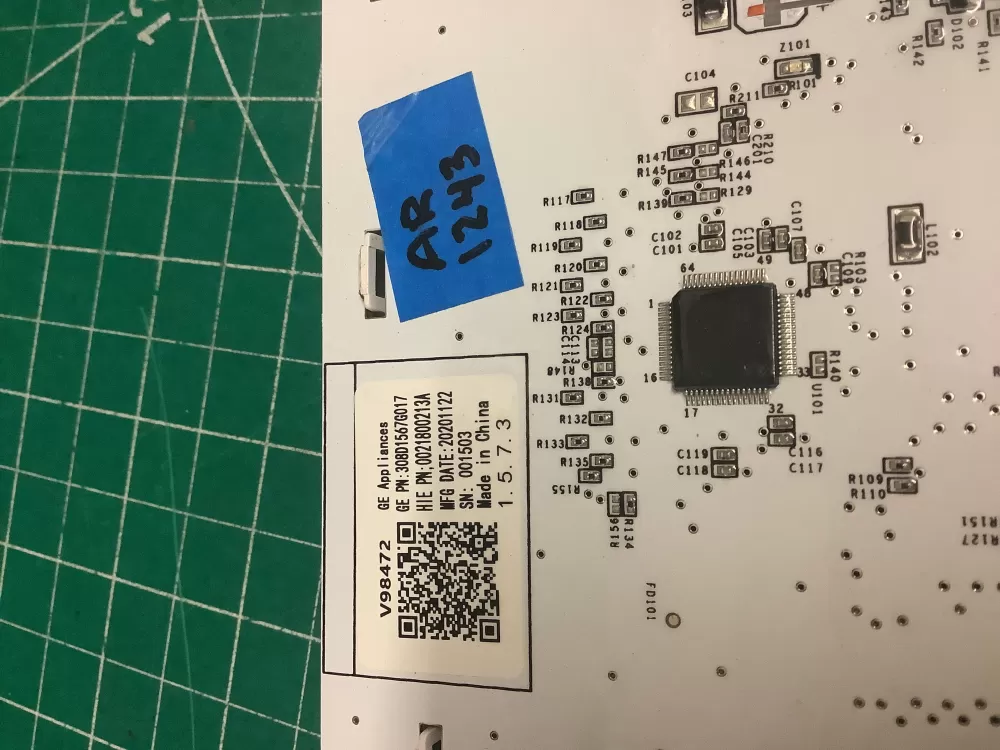 GE 308D1567G017 0021800213A WH22X32061 Washer Control Board AZ205519 | AR1243