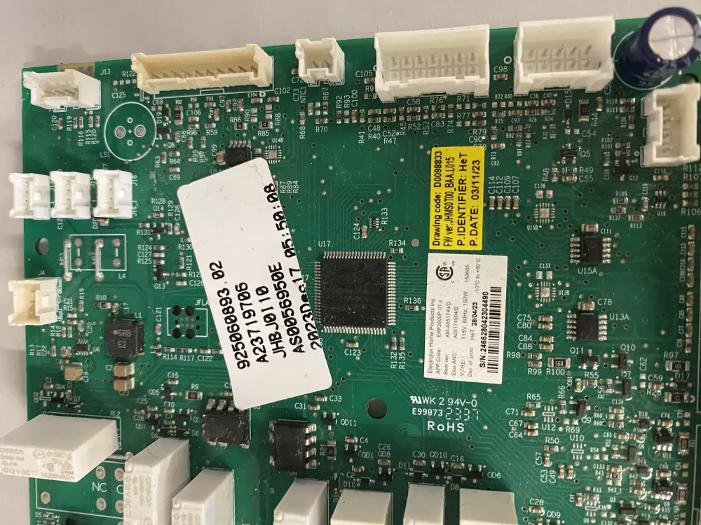 Frigidaire ERF2600P-01 A05174904 Refrigerator Control Board AZ217111 | BK1321