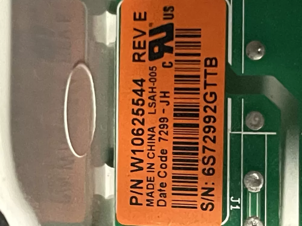 Whirlpool W10625544 Dryer Control Board AZ6996 | WM1662