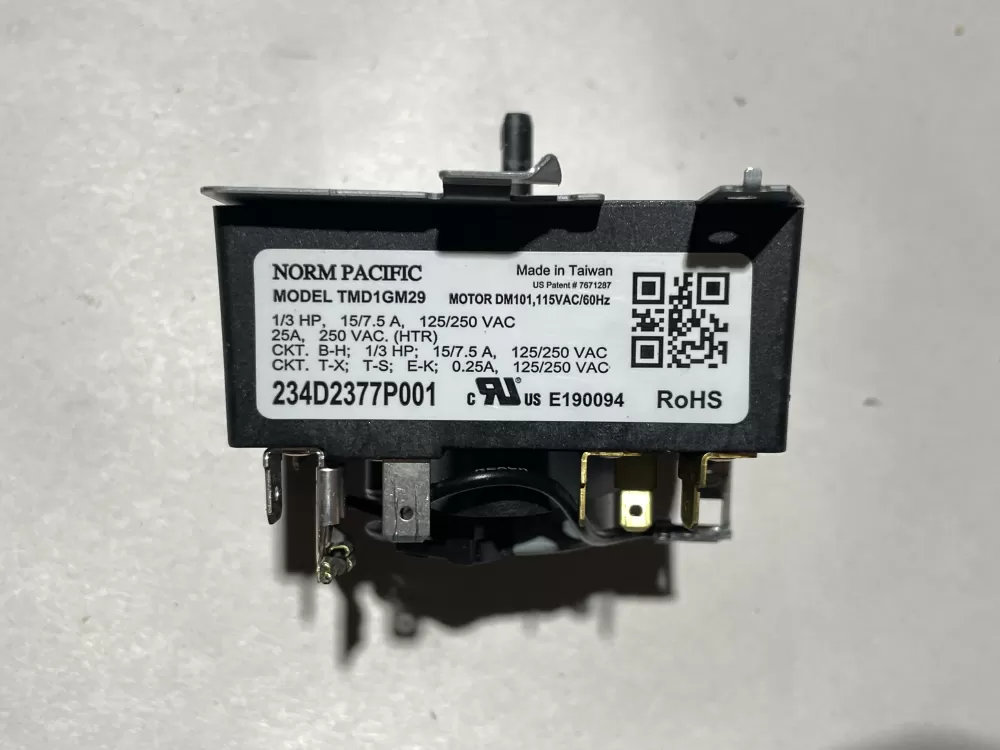 GE AP6027534 WE04X24551 PS11759041 234D2377P001 Dryer Timer AZ109500 | Wm396