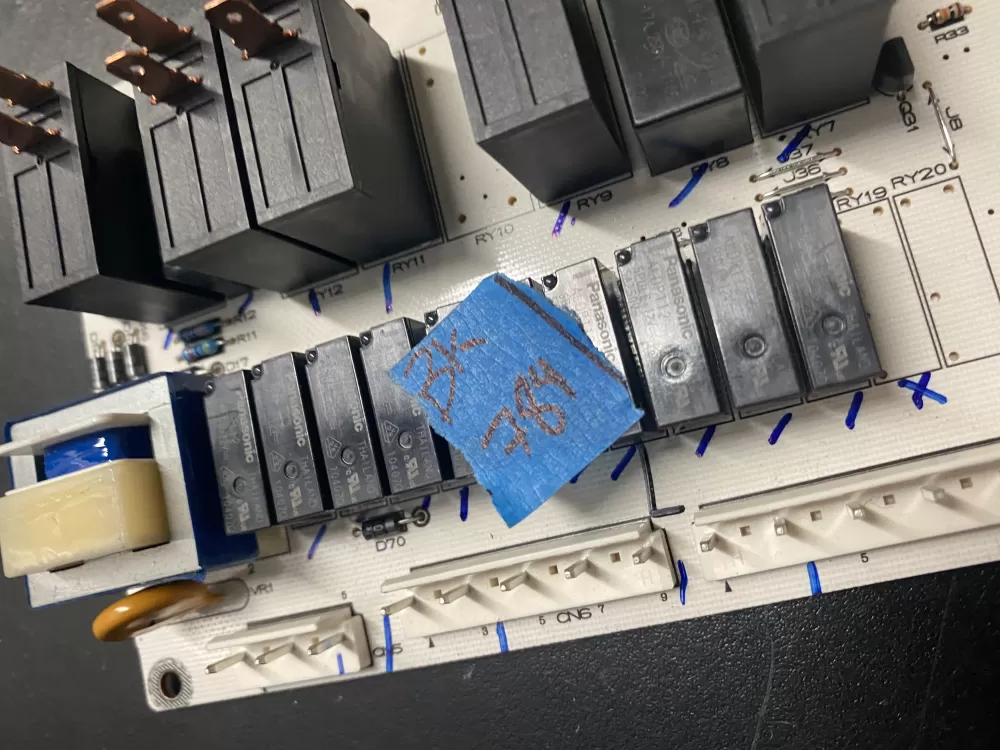 LG GE EBR59024803 Microwave Control Board Relay AZ23305 | BK784