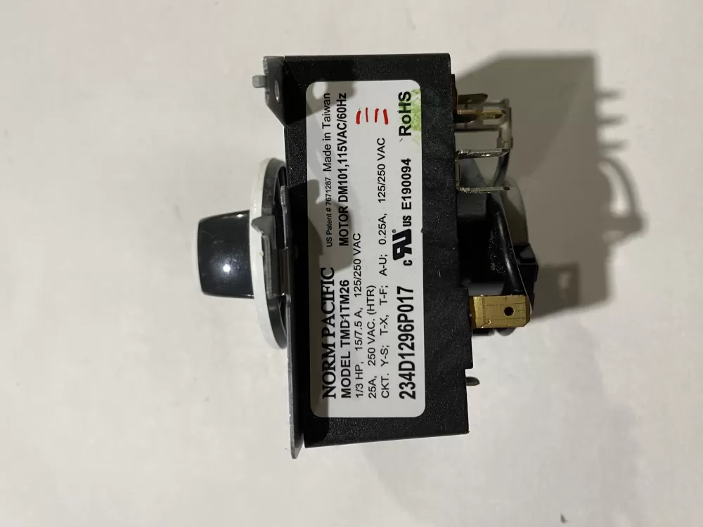 Kenmore  General Electric WE4M521 WE04X22654 PS11721520 234D1296P017 Dryer Timer