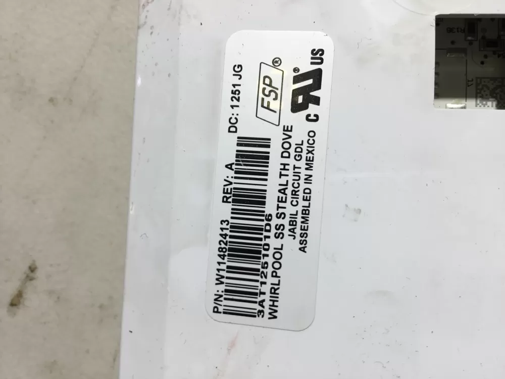 Whirlpool W10887493 W11043015 W11114473 Refrigerator Control Board AZ37980 | NR8