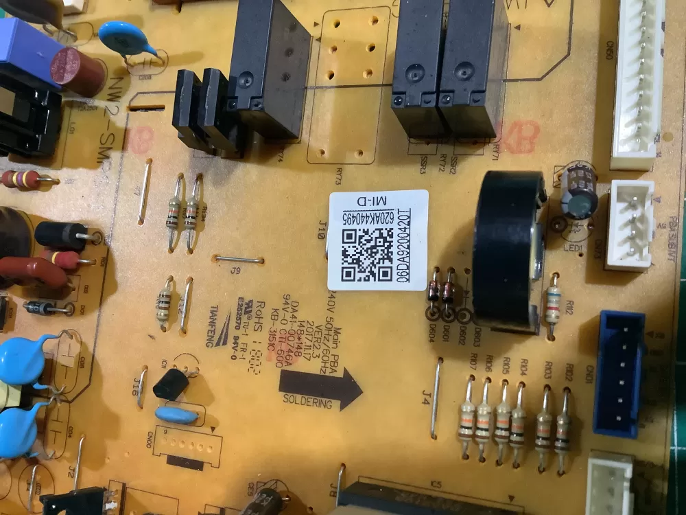 Samsung DA92 00420T DA9200420T Refrigerator Control Board AZ143701 | NR2412