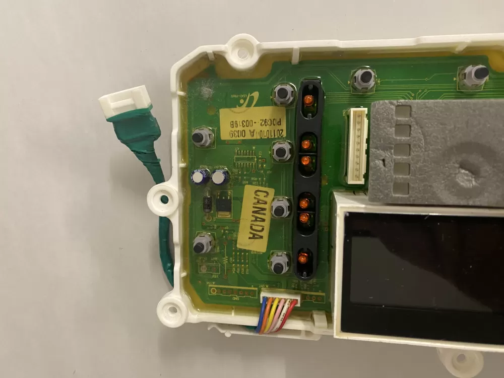 Samsung DC92-00319B Washer User Interface Control Board AZ205793 | BK2428