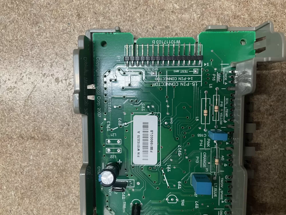 Whirlpool KitchenAid W10056352 Dishwasher Control Board AZ3580 | KM1470