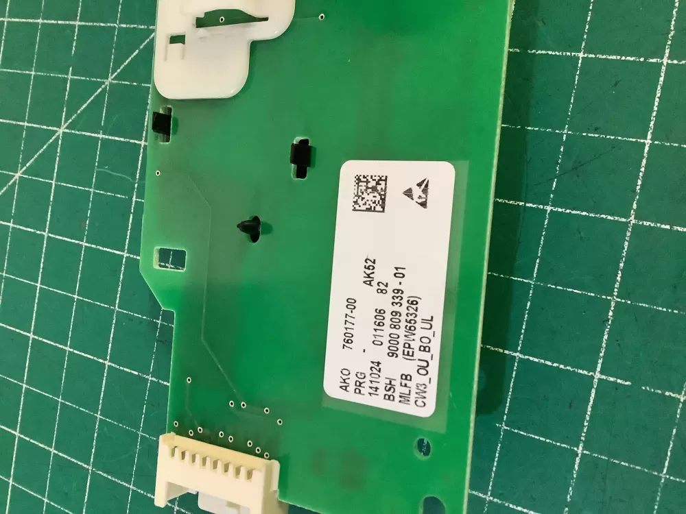 Bosch 9000 809 339-01 760177-00 Washer Control Board AZ209052 | NR796