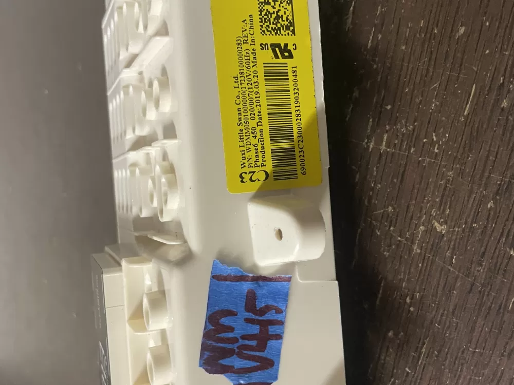 GE WH12X27293 17238100000283 Washer Control Board AZ41920 | Wmv415