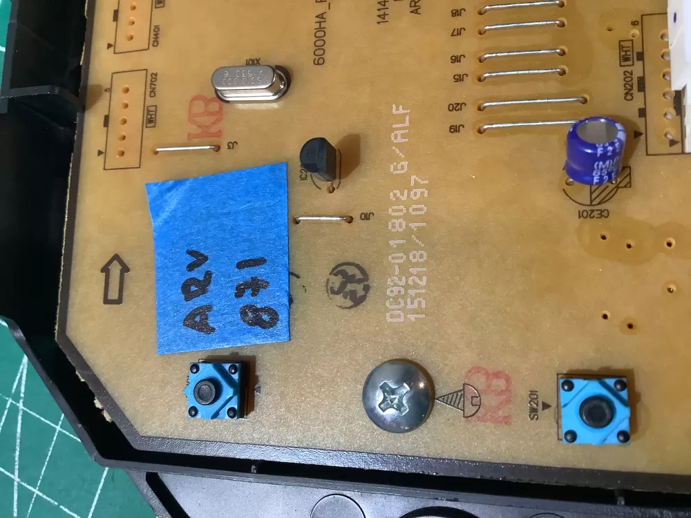 Samsung DC92 01802G Washer Control Board AZ188970 | ARV871
