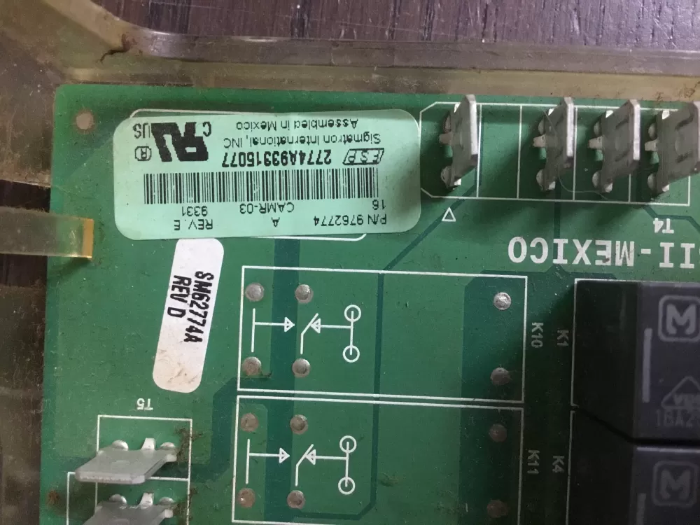 KitchenAid WP9762774 Range Relay Control Board AZ6729 | NR480