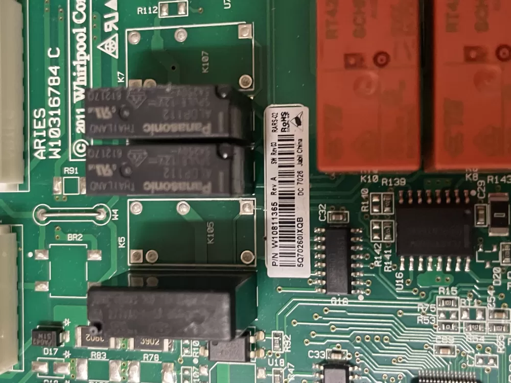 Whirlpool KitchenAid AP6023728 Refrigerator Control Board AZ42792 | Wm1747