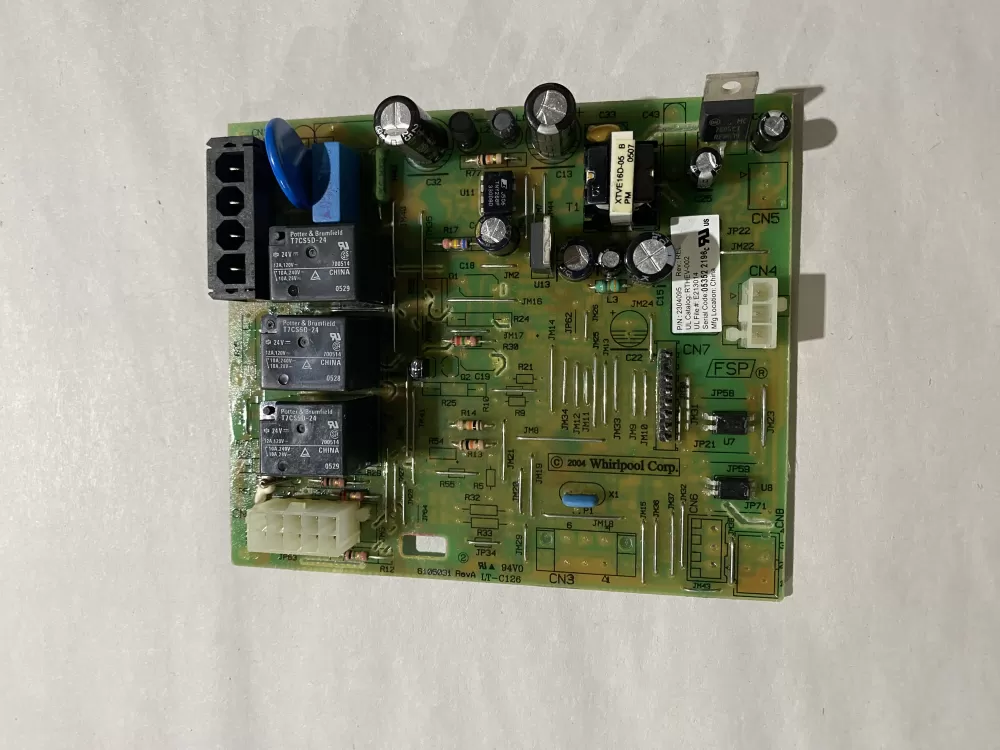 Whirlpool WPW10135090  AP6015557  W10135090  2252189  2252189EXCR  2255239  2255239EXCR  2304056  2304056EXCR  2304095  2304095EXCR  PS11748838  W10135090R  W10135090REXCR Refrigerator Main Control Board