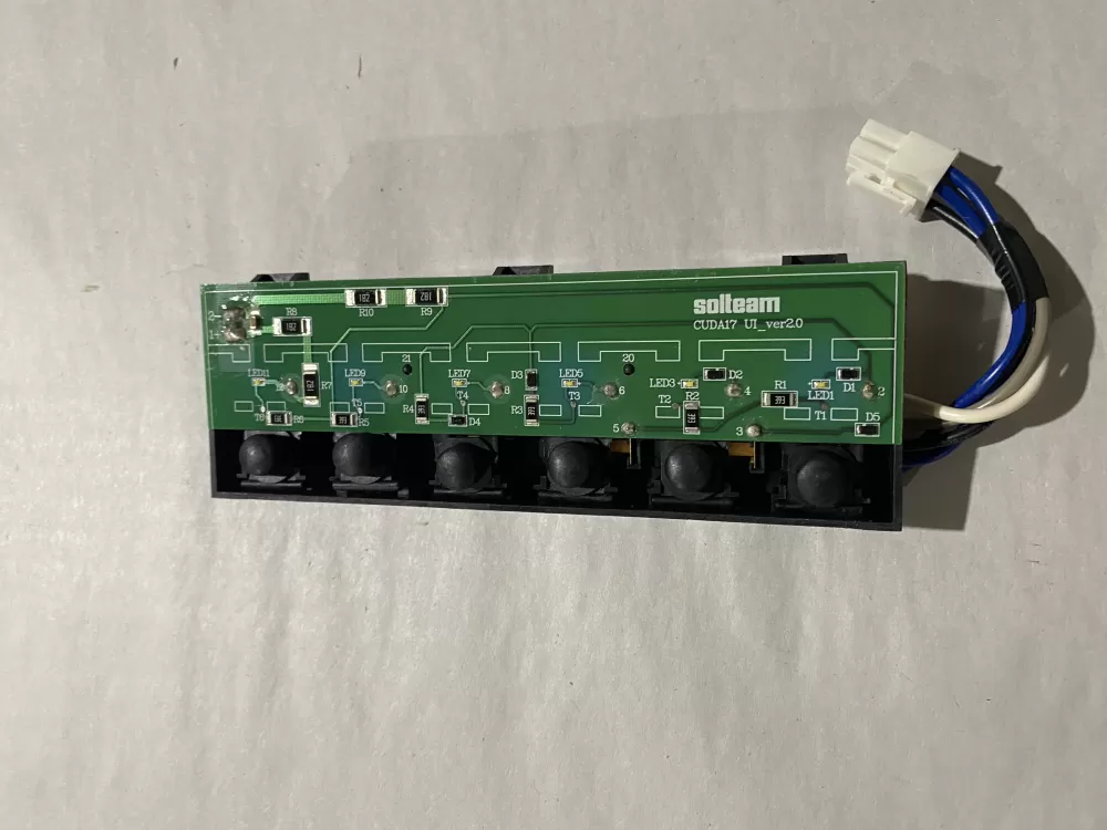 Whirlpool CUDA17 UI_VER1.0 Refrigerator Control Board
