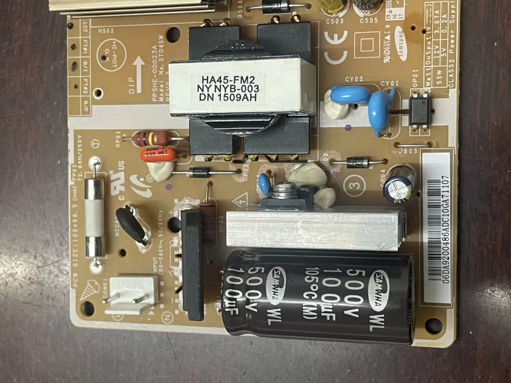 Samsung DA92 00486A Refrigerator Control Board AZ34722 | KM1702