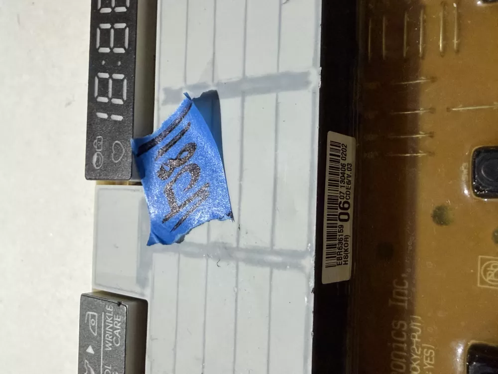 LG EBR63615906 Dryer Control Board AZ228303 | KMV381