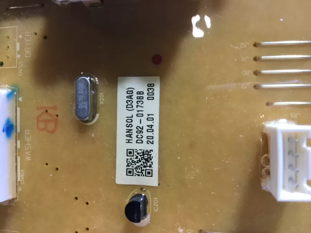 Samsung DC92 01738B DA92 02117A Washer Control Board AZ45668 | NRV437