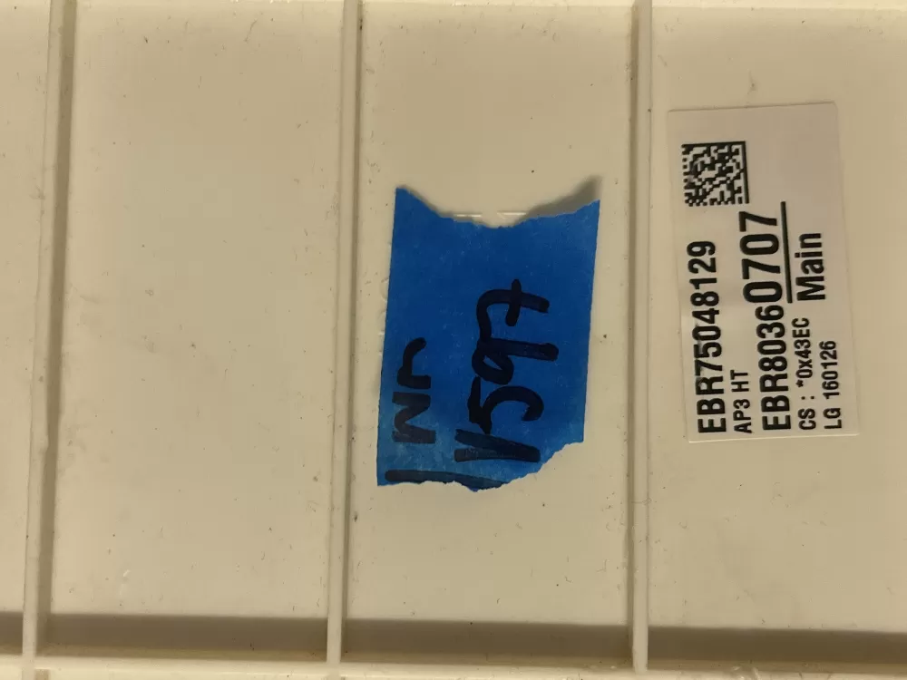 LG EAX66202502 EBR80360707 Washer Control Board