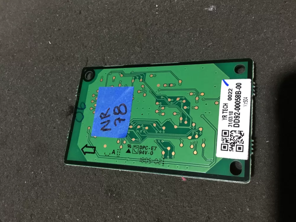 Samsung DD92 00058B Dishwasher Control Board Display AZ99492 | NR78