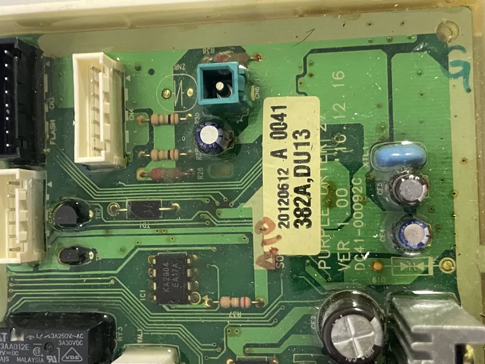 Samsung DC92-00382A DC41-00092C Dryer Control Board