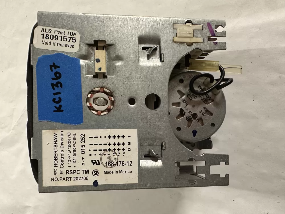 SpeedQueen 202705P 202705 Washer Timer AZ138870 | KC1367