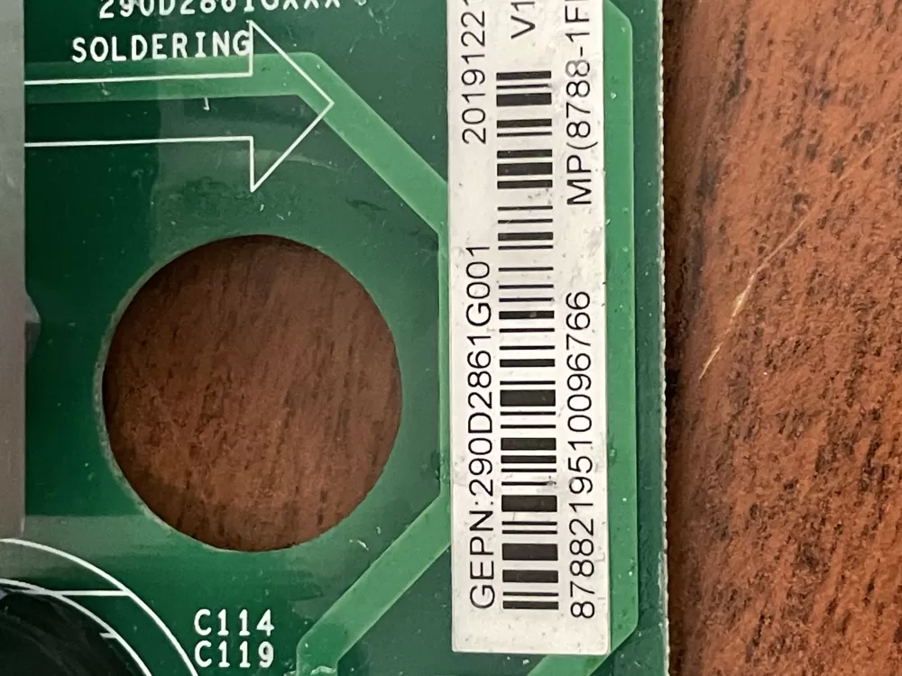GE 290D2861G001 WH22X29049 Washer Control Board AZ30378 | WM331
