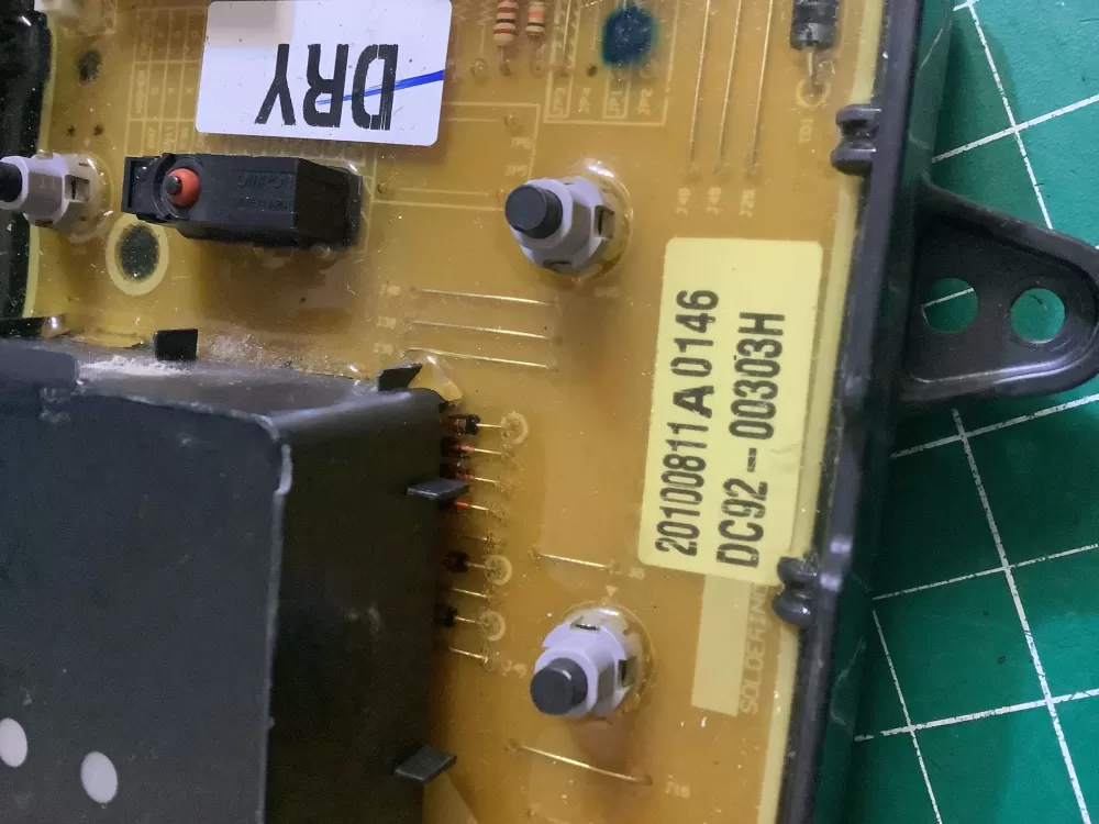 Samsung DC92 00303H DC41 00133B Dryer Control Board AZ171012 | NRV12