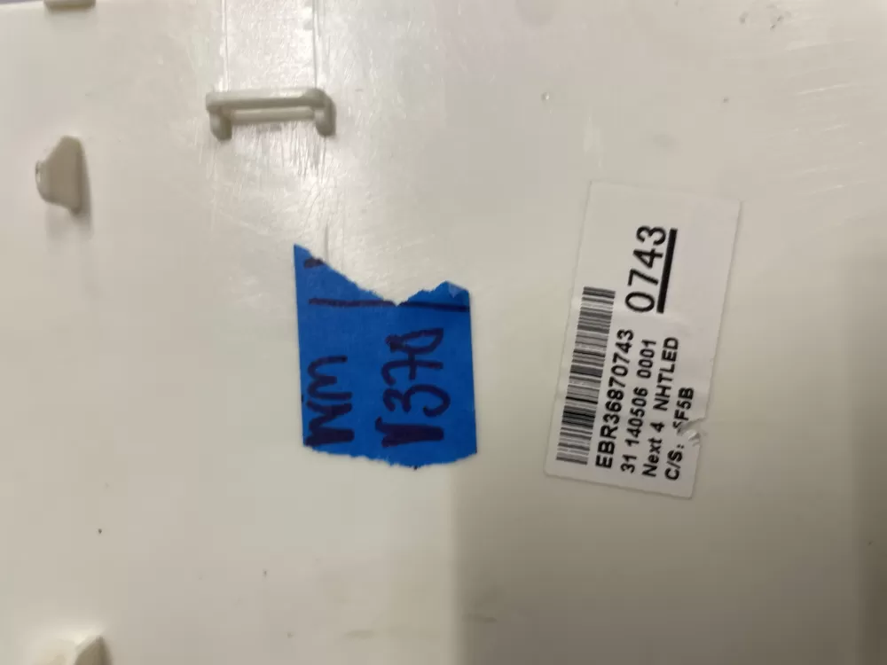 EBR36870743 LG Washer Display Power Control Board