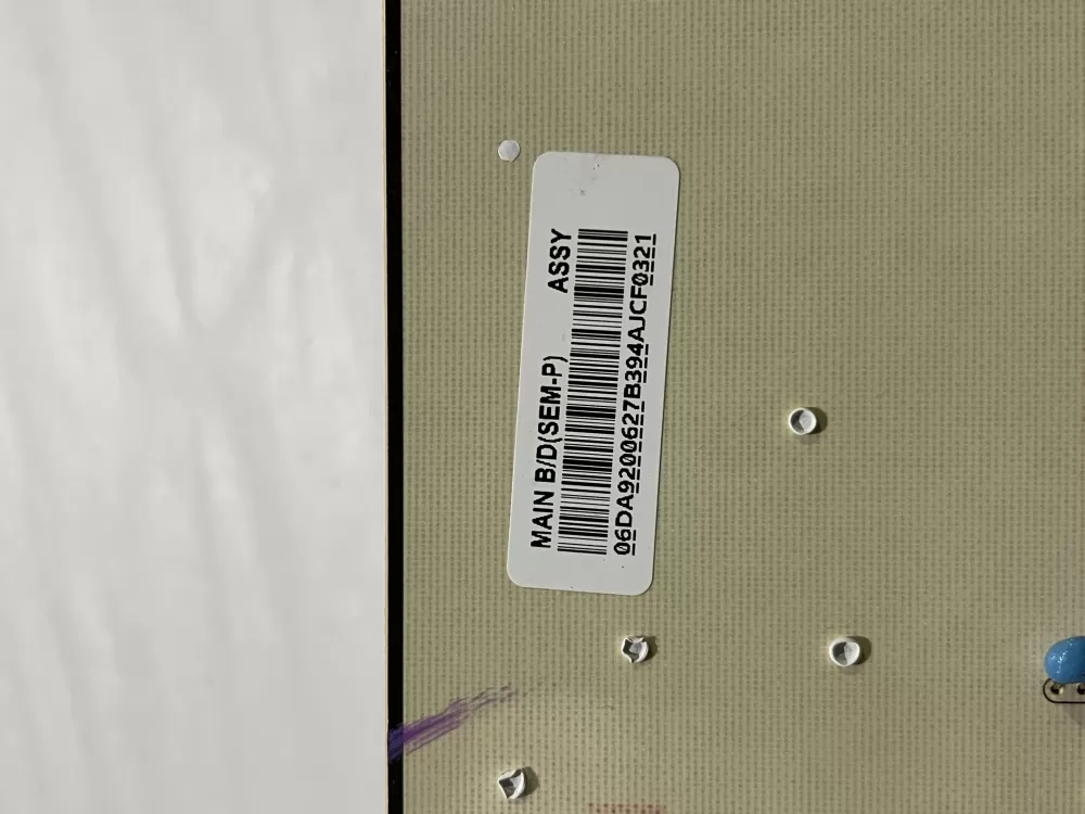 Samsung DA92 00627B Refrigerator Control Board Dispenser AZ184579 | Wm393