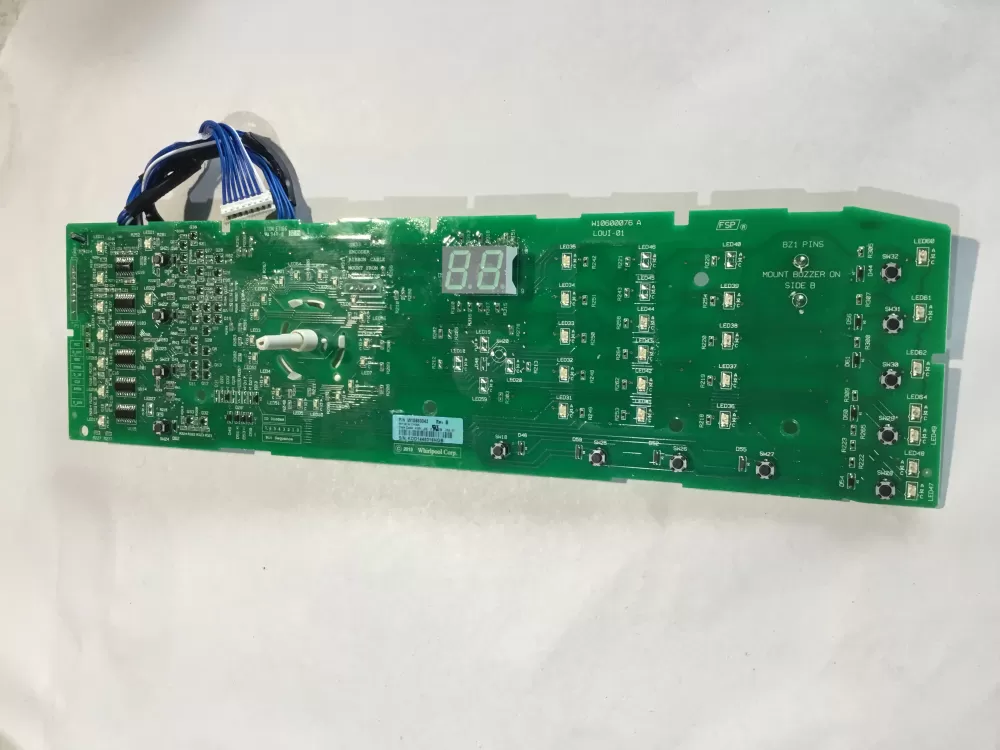 Whirlpool  Kenmore W10583043 WPW10578751 AP6023176  W10578751 PS11756517 Washer Control Board Interface
