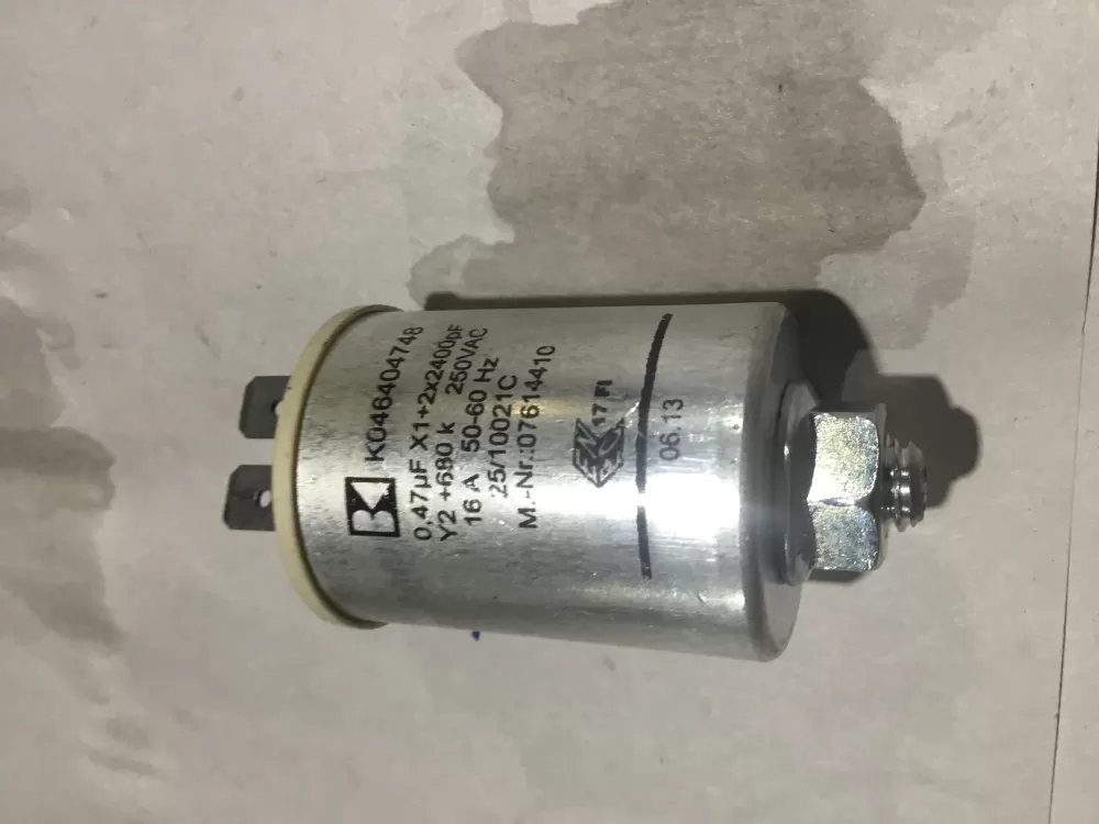 Miele K046404748 Interference Suppressor Capacitor AZ99386 | Sl91