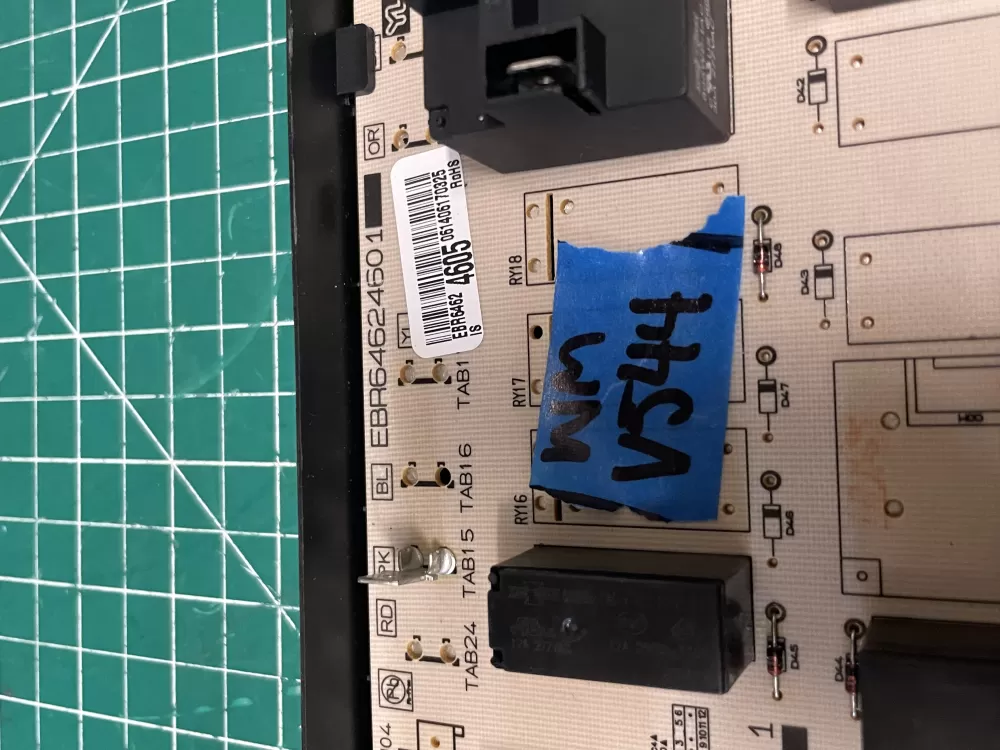 LG EBR64624605 EBR64624601 Range Oven Relay Board  AZ229645 | Wmv544