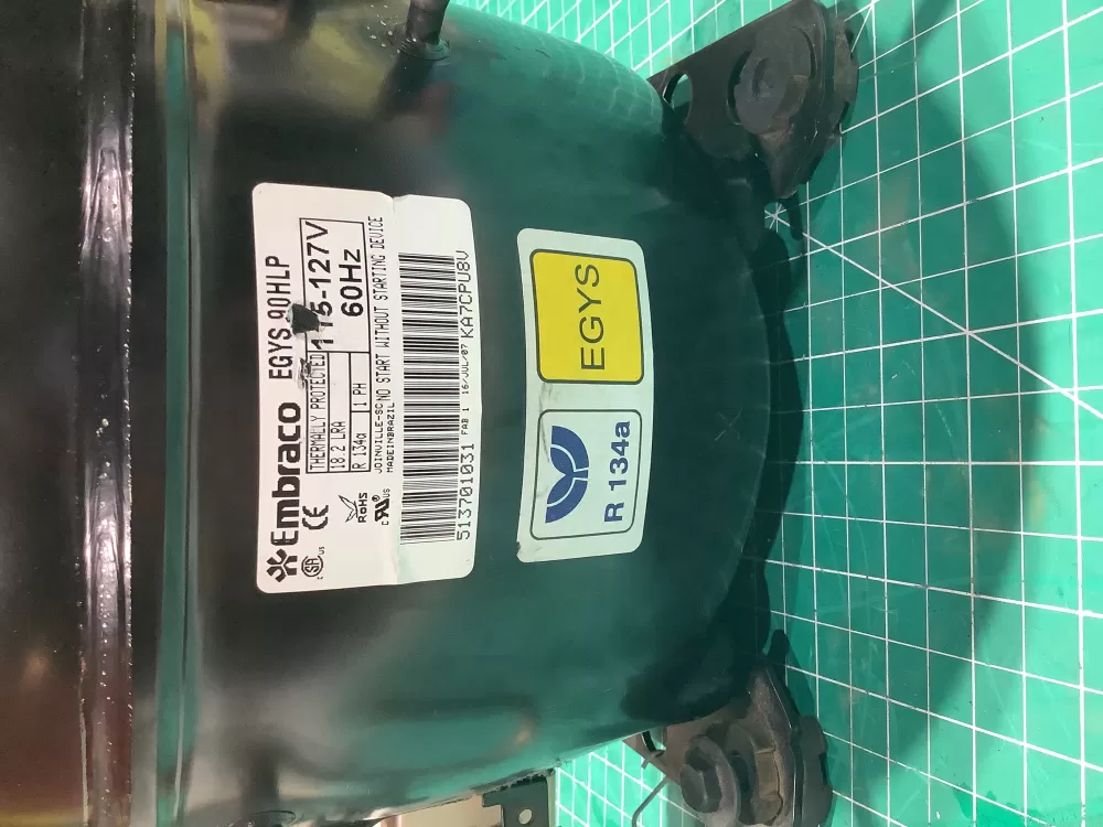 Embranco 513701031  KA7CPUSU Refrigerator Compressor