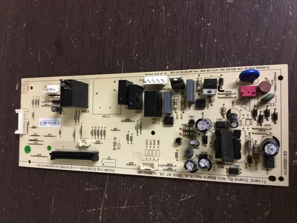 Whirlpool W10800189 Microwave Control Board