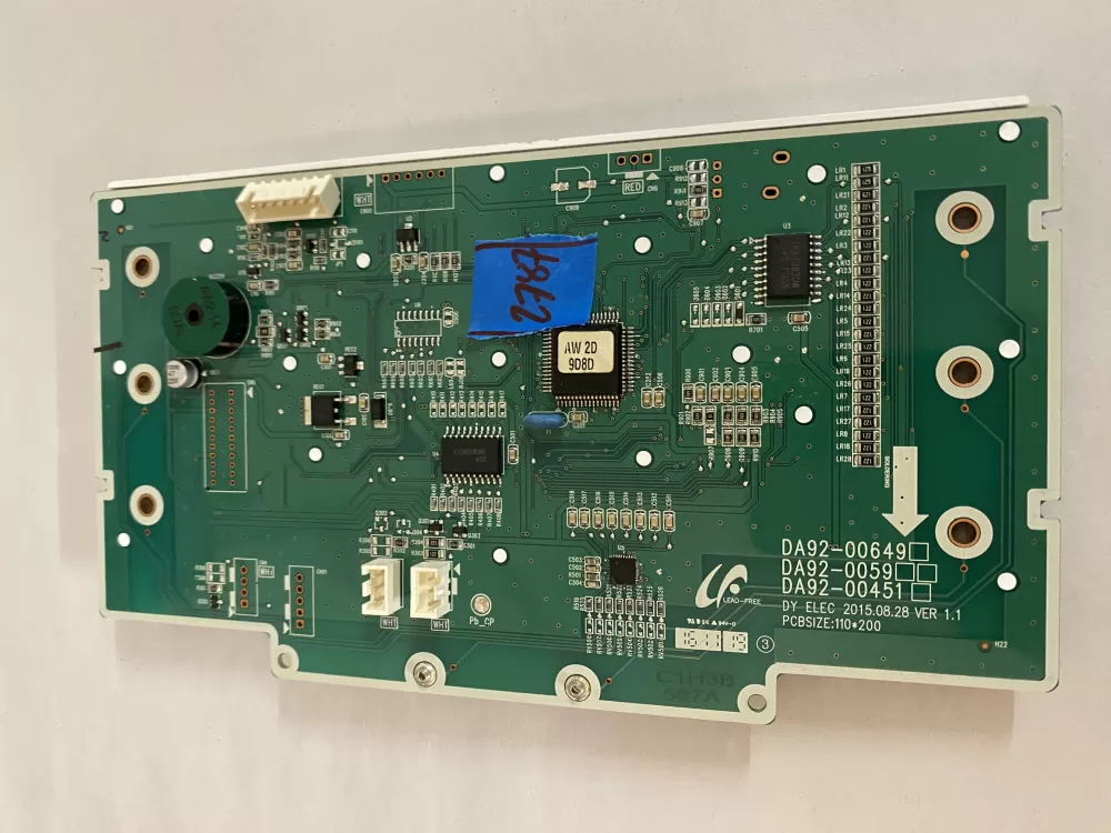 Samsung DA92 00649A Refrigerator Control Board Dispenser AZ199473 | BK2787