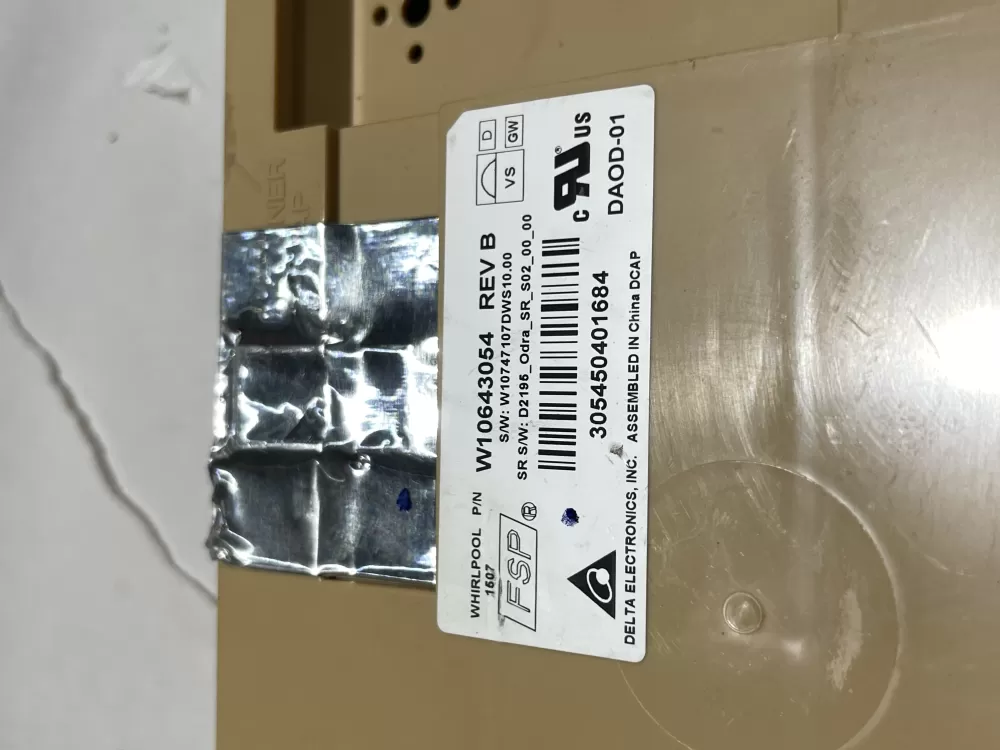 Whirlpool Kenmore W10500130 W10620806 Dishwasher Control Board AZ126485 | Wm2284