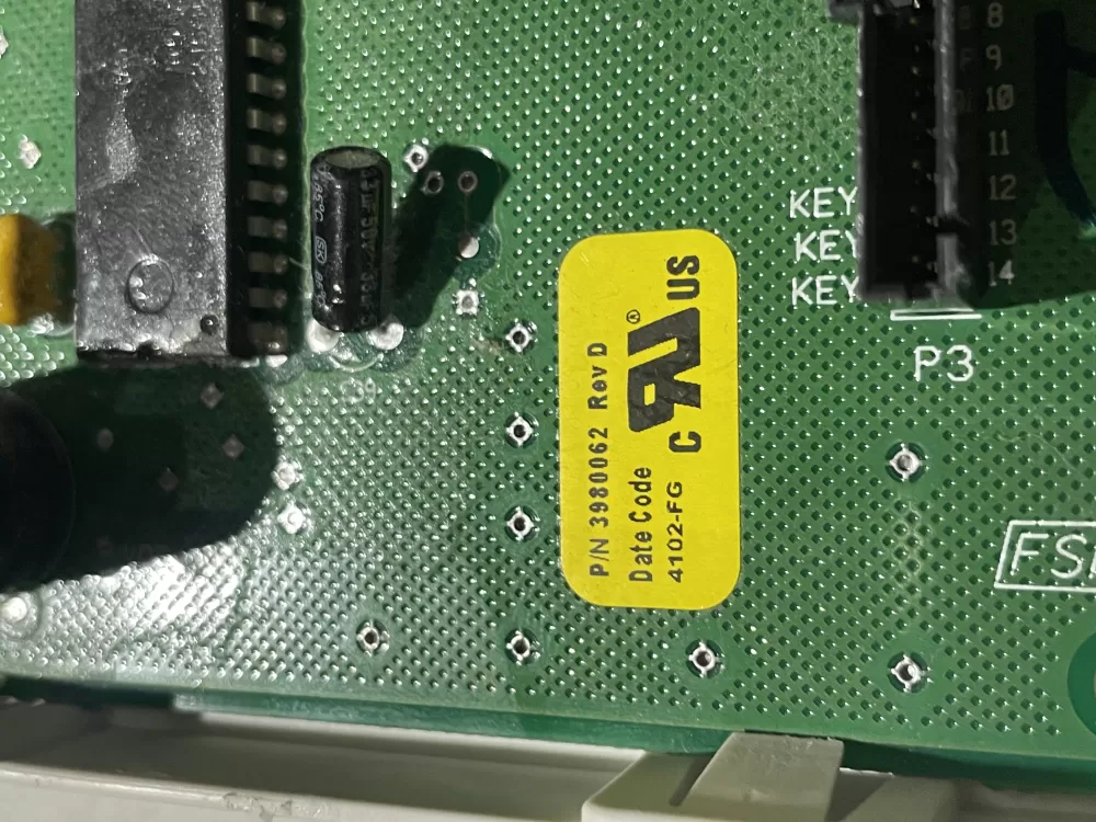 Whirlpool Kenmore WP8546219 3980062 A Dryer Control Board AZ198984 | Wm1773