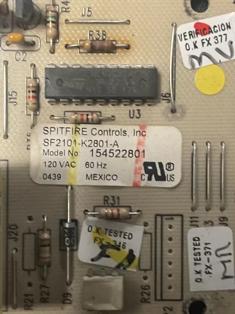 Electrolux 154540101 154522801 Washer Control Board AZ23473 | WM1046