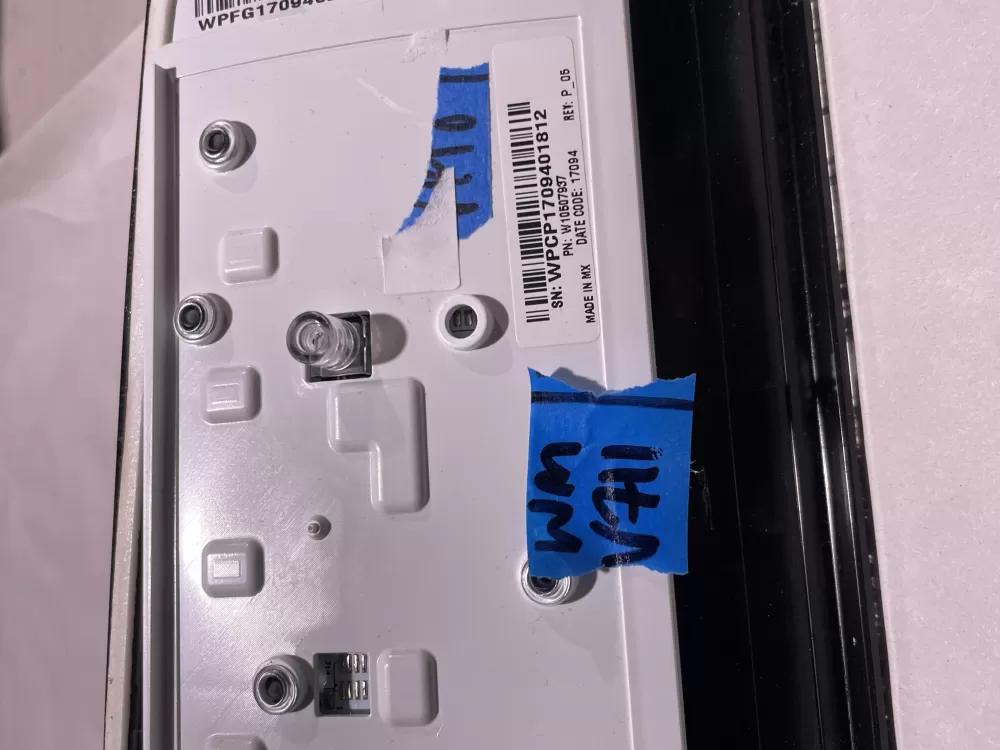 Whirlpool Cabrio W10507937 Washer Control Panel AZ123303 | Wmv711
