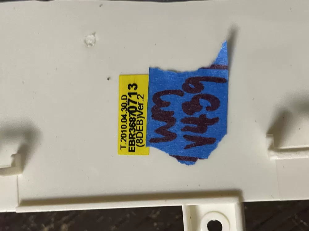 LG EBR36870713 Washer Control Board User Interface AZ48067 | Wmv439